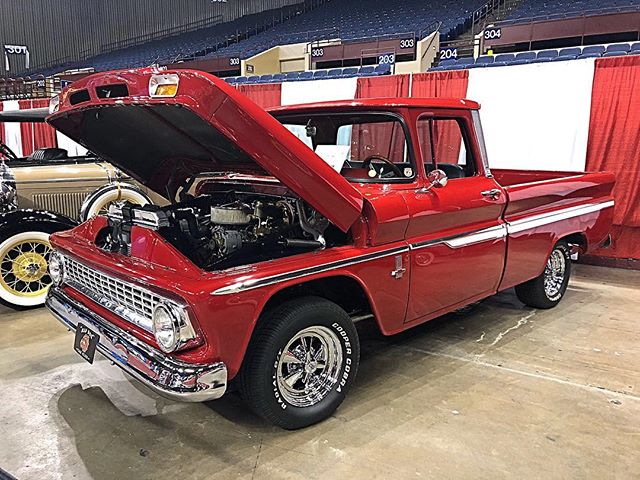 Here’s a 1963 Chevy for all you Classic Car lovers! #ftworthautoshow #autoshow #fortworth #sundayfunday #classiccars